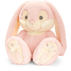 Мягкие животные - Мягкая игрушка Keel Toys Крольчонок-латки на пятках розовое 22 см (SE1362/3)