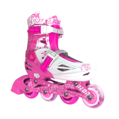 Ролики детские - Роликовые коньки Neon Combo Skate розовые 30-33 (NT09P4)