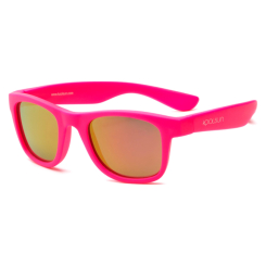 Солнцезащитные очки - Солнцезащитные очки Koolsun Wave неоново-розовые до 10 лет (KS-WANP003)