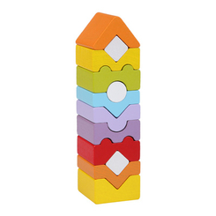Розвивальні іграшки - Пірамідка Cubika Вежа LD-11 (14996) (4823056514996)