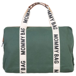 Рюкзаки и сумки - Сумка Childhome Mommy bag Signature canvas green (CWMBBSCGR)