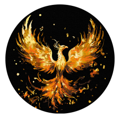Товары для рисования - Картина по номерам Brushme Огненный феникс 30 см (RCB00125M) Товары для рисования - Картина по номерам Brushme Огненный феникс 30 см (RCB00125M)