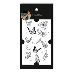 Косметика - Набір тату для тіла Tattooshka 9 Метеликів (L-73)