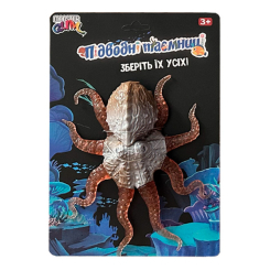 Антистрес іграшки - Іграшка-антистрес Monster Gum Підводні таємниці Восьминіг коричневий (ST069315/16/1)