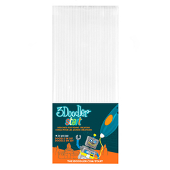 Товары для рисования - Набор стержней для 3d-ручки 3Doodler Start Белый (3DS-ECO01-WHITE-24)