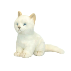 Мягкие животные - Мягкая игрушка Hansa Котенок белый 24 см (4806021925669)