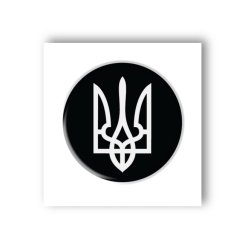Наборы для творчества - 3D стикер Tattooshka Герб черно-белый (SX-82)