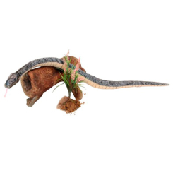 М'які тварини - М'яка іграшка Hansa Пітон сірий 158 см (4806021963791)