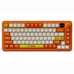 Клавіатура і миші - ​Клавіатура Ajazz AK820 MAX Avocado Switch Orange RGB With Screen (AK820MAX-AS-OW)