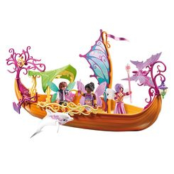 Конструкторы с уникальными деталями - Конструктор Playmobil Fairies Очарованный корабль фей (9133)