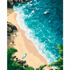 Товари для малювання - Картина за номерами Brushme Острів мрій 40х50 см (BS54239)
