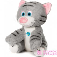 Мягкие животные - Мягкая игрушка Полосатый котенок Lava музыкальный 21 см (LA8708)