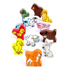 Розвивальні іграшки - Набір фігурок Hape Домашні тварини 12 шт (E0901)