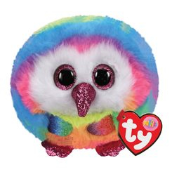 Мягкие животные - Мягкая игрушка TY Puffies Разноцветная сова Оуэн 10 см (42504)