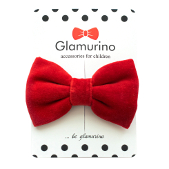Бижутерия и аксессуары - Бантик Glamurino Style красный (2201.4)