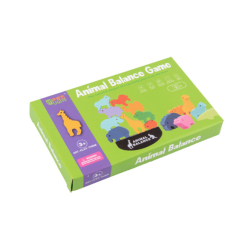 Настольные игры - Деревянная развивающая игрушка балансир Animal Balance Lesko DL2253 Мир динозавров (6327-21652a)