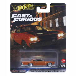 Автомоделі - Автомодель Hot Wheels Fast and Furious 1970 Custom Plymouth Road Runner (HNW46/JBL87)