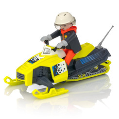 Конструкторы с уникальными деталями - Конструктор Playmobil Family fun Снегоход (9285)