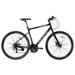 Велосипеды - Велосипед Atlantic Xyston NX 28'' L/21'' Black/Lime (5060948062312)