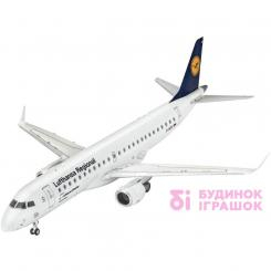 3D-пазли - Збірна модель Літак Embraer 190 Lufthansa1 144 Revell (3937)