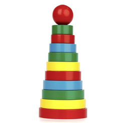 Розвивальні іграшки - Пірамідка Komarov Toys Кільцева (A321)