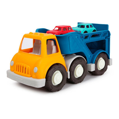 Машинки для малюків - Набір машинок Battat Автовоз і дві машинки (VE1020Z)