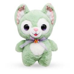 Мягкие животные - Мягкая игрушка Котик 23 см зеленый MIC (M16112) (219256)