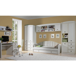 Дитячі меблі - Комплект меблів в спальню і дeтскую Gerbor Салерно прованс Білий (38761)