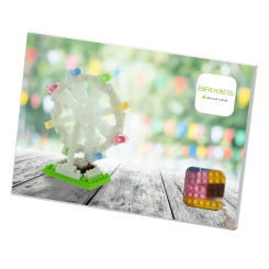 Конструкторы с уникальными деталями - Конструктор BRIXIES Открытка Колесо обзора 98 деталей (220.061) Конструкторы с уникальными деталями - Конструктор BRIXIES Открытка Колесо обзора 98 деталей (220.061)