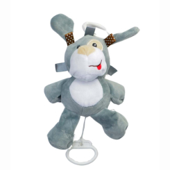 Підвіски, мобілі - Музична підвіска Lindo Корівка сіра (6954690210222) (6954690110225)