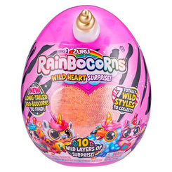 М'які тварини - М'яка іграшка-сюрприз Rainbocorns Wild heart Реінбокорн-G S3 (9215G)