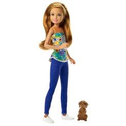 Куклы - Кукла Barbie Стейси-сестренка с щенком (DMB29/DMB28)