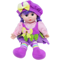 Куклы - Мягкая кукла Lovely Doll сиреневая MIC (LY3011/2/3/4/5/6) (224452)