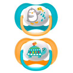 Товари для догляду - Пустушка Avent Ultra Air Animal ортодонтична 2 шт (SCF080/07) Товари для догляду - Пустушка Avent Ultra Air Animal ортодонтична 2 шт (SCF080/07)