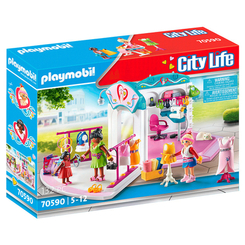 Конструкторы с уникальными деталями - Игровой набор Playmobil City life Модная студия дизайна (70590)