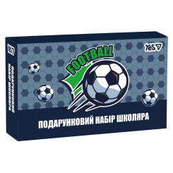 Канцтовары - Набор канцелярии Yes Football Подарочный набор школьника (450262) Канцтовары - Набор канцелярии Yes Football Подарочный набор школьника (450262)