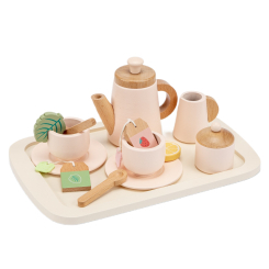 Детские кухни и бытовая техника - Игровой набор New classic toys Чайный сервиз с подносом (10623)