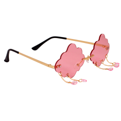 Сонцезахисні окуляри - Сонячні окуляри Lukky Fashion Хмаринка зі стразами (T22576)