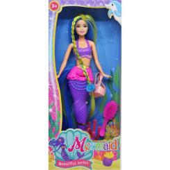 Куклы - Кукла Русалка с аксессуарами фиолетовая MIC (ST55662-5) (222169)