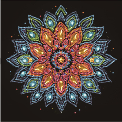 Мозаика - ​Алмазная картина Brushme Цветок 25 х 25 см (DBS52210)