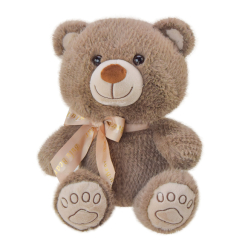 М'які тварини - М'яка іграшка Shantou Jinxing Ведмедик темно-сірий 34 см (C15402/3)
