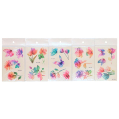 Косметика - Набір тату для тіла Qunxing toys Ніжні квіти (WS-C289-C300)