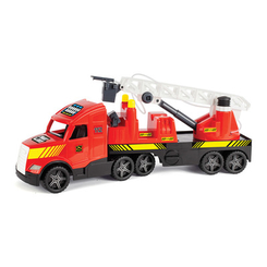 Транспорт і спецтехніка - Машинка Wader Magic truck Action Пожежна служба зі світловим ефектом (36220)