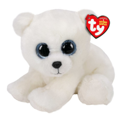 Мягкие животные - Мягкая игрушка TY Beanie babies Белый медвежонок Ари 15 см (40173)