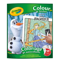 Товари для малювання - Розмальовка Crayola Disney Frozen (04-5864G)