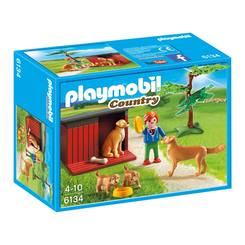 Конструкторы с уникальными деталями - Конструктор Playmobil Золотистый ретривер с игрушкой (6134)