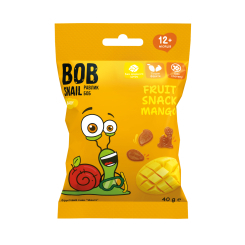 Солодощі - Фруктовий снек Bob Snail Манго (4820219347514)