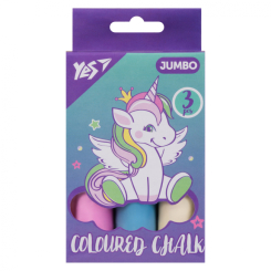Канцтовари - Крейда кольорова Yes Glamour Jumbo 3 шт (400495)