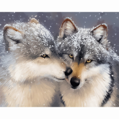 Товари для малювання - Картина за номерами Brushme Ніжне почуття (BS27710)