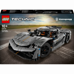 Конструктори LEGO - Конструктор LEGO Technic Koenigsegg Jesko Absolut — сірий гіперкар (42173)